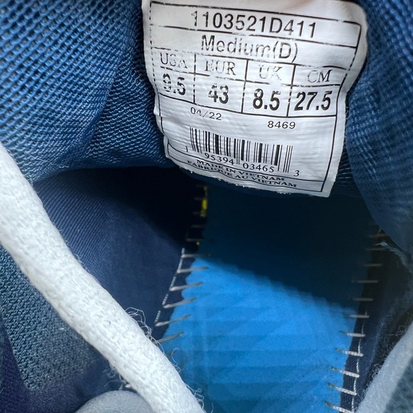 Brooks Catamount Trail Running Shoes Men's Size 9.5 Titan/Peacoat/Nightlife - Picture 9 of 10